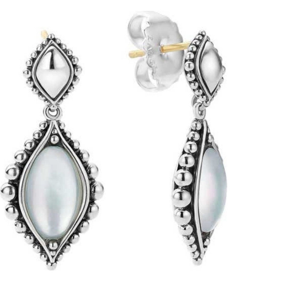 NWT LAGOS Contessa Sterling Silver Drop Earrings